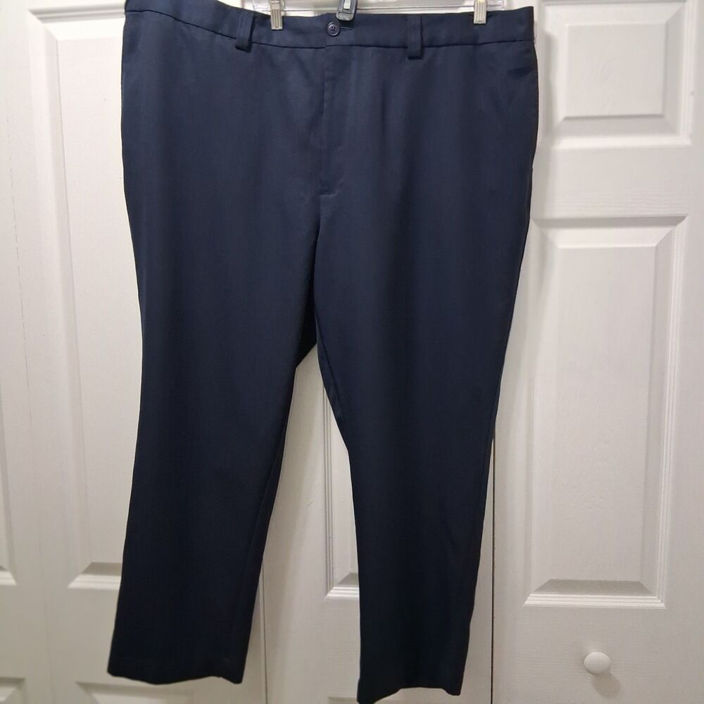 Oak Hill Big & Tall Men’s Navy Blue Dress Pants – Size 48×28 – Pre-Owned